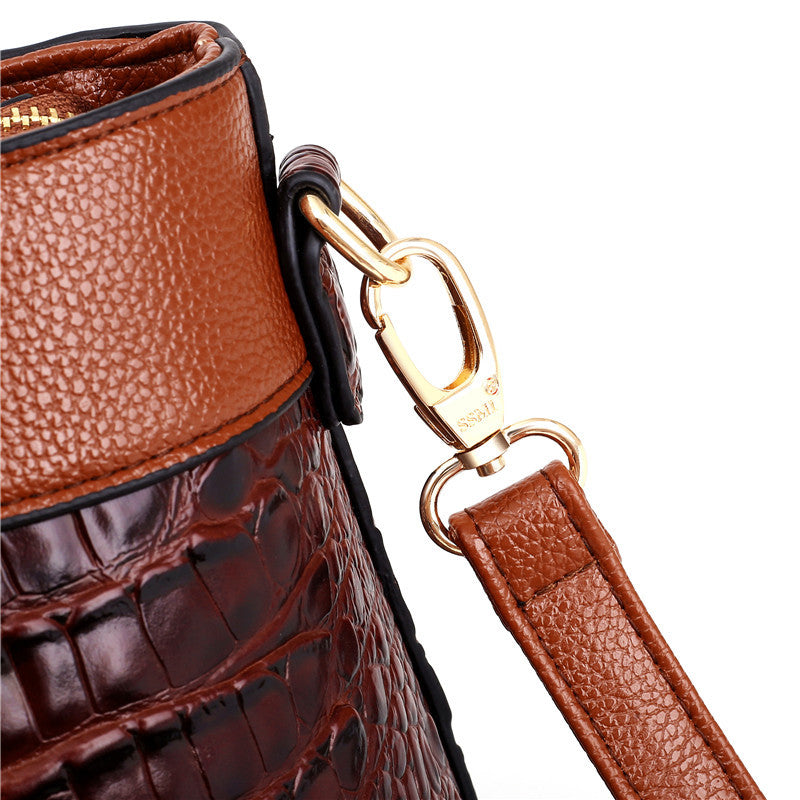 Luxuriöse Leder-Schultertasche - Liva