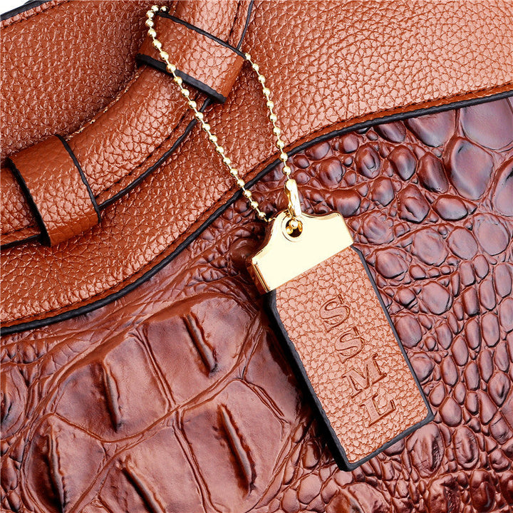 Luxuriöse Leder-Schultertasche - Liva