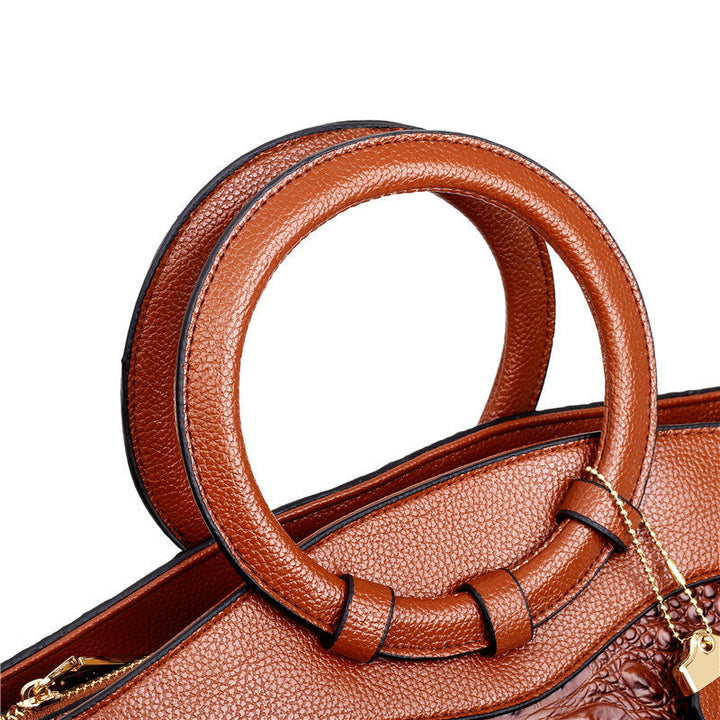 Luxuriöse Leder-Schultertasche - Liva