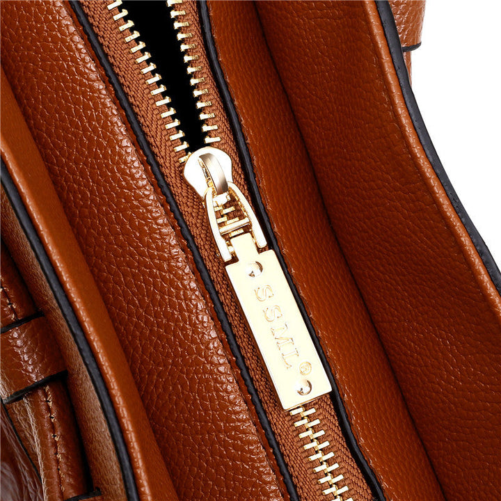 Luxuriöse Leder-Schultertasche - Liva