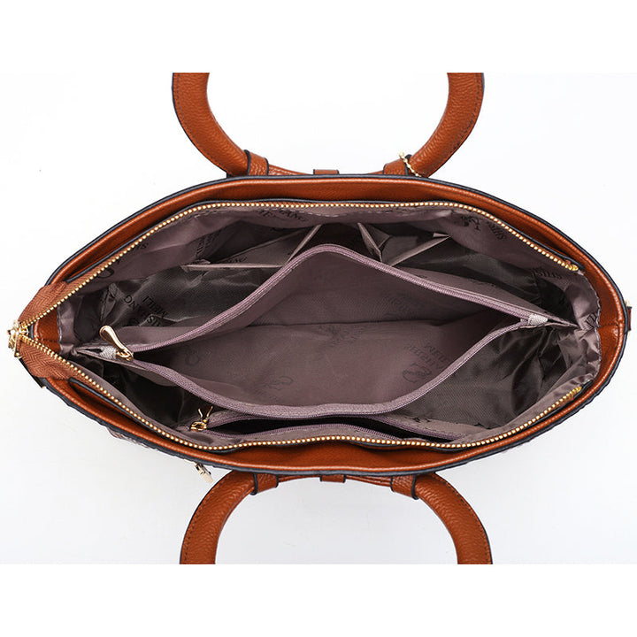 Luxuriöse Leder-Schultertasche - Liva