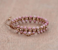 Rhodoniet "Hartenergie" Armband - Amara