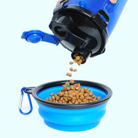 2-in-1 Reisetrinkbecher mit Futternapf - PawBuddy™