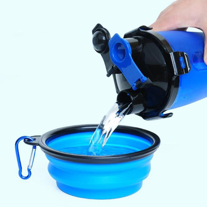 2-in-1 Reisetrinkbecher mit Futternapf - PawBuddy™