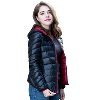 Stilvolle Wende-Daunenjacke für Damen - Aurora