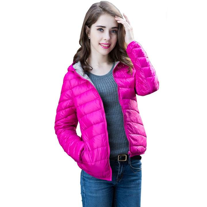 Stilvolle Wende-Daunenjacke für Damen - Aurora