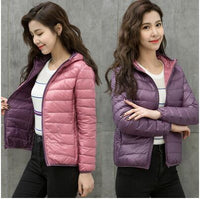Stilvolle Wende-Daunenjacke für Damen - Aurora