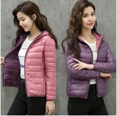 Stilvolle Wende-Daunenjacke für Damen - Aurora