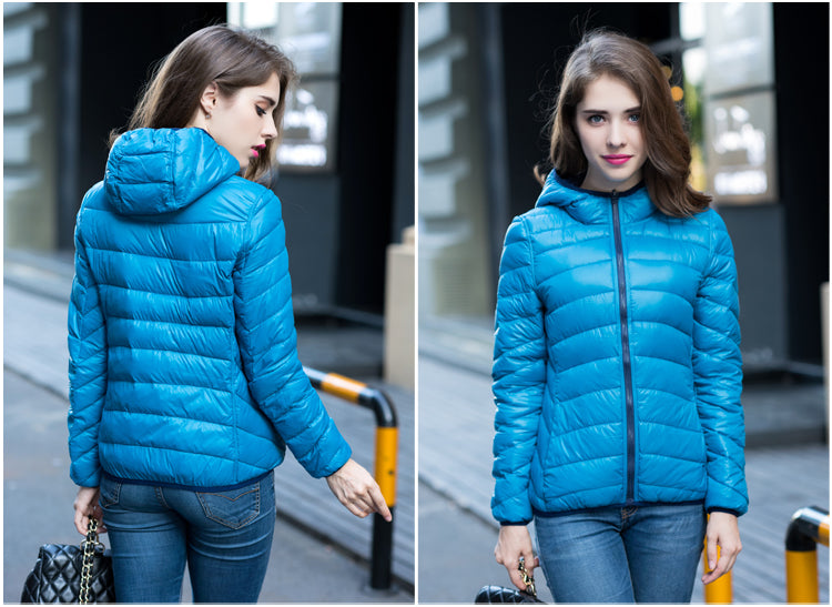 Stilvolle Wende-Daunenjacke für Damen - Aurora