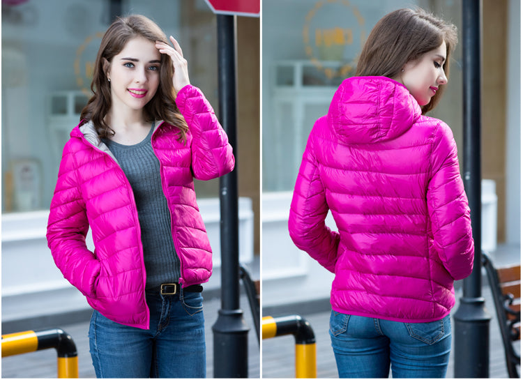 Stilvolle Wende-Daunenjacke für Damen - Aurora