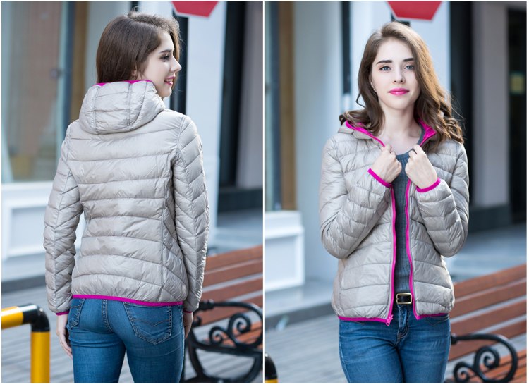 Stilvolle Wende-Daunenjacke für Damen - Aurora
