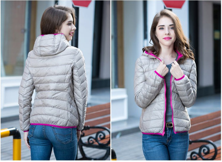 Stilvolle Wende-Daunenjacke für Damen - Aurora