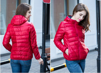Stilvolle Wende-Daunenjacke für Damen - Aurora