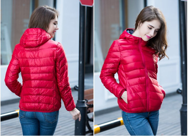Stilvolle Wende-Daunenjacke für Damen - Aurora