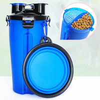 2-in-1 Reisetrinkbecher mit Futternapf - PawBuddy™