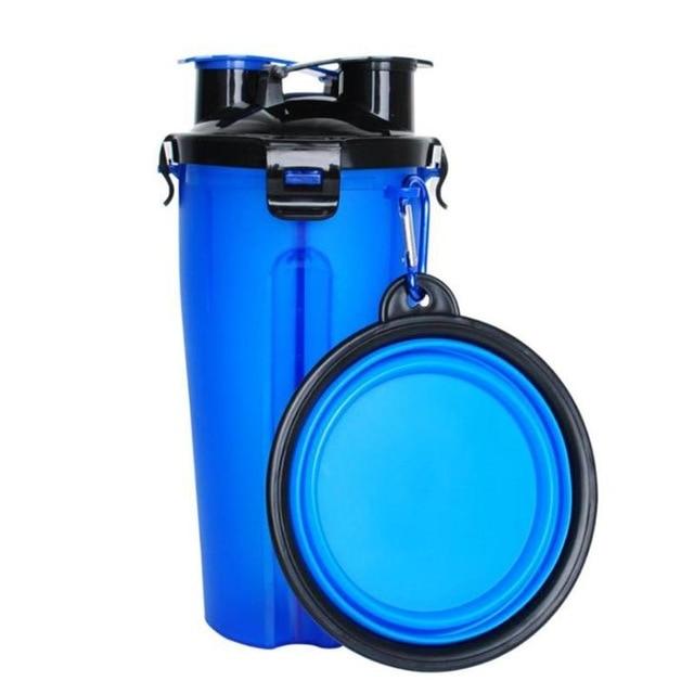 2-in-1 Reisetrinkbecher mit Futternapf - PawBuddy™