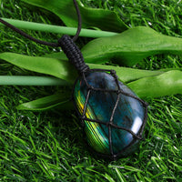 Drachenherz Labradorit Kette - Astrid