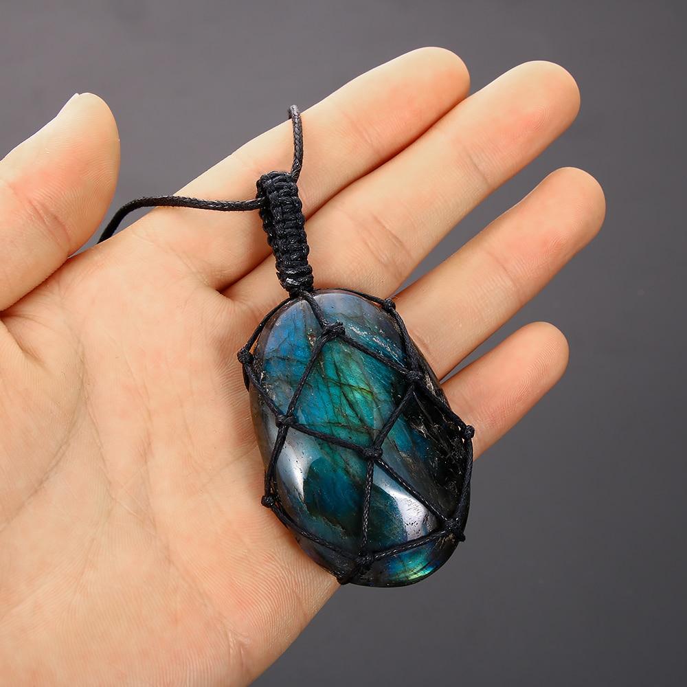 Drachenherz Labradorit Kette - Astrid
