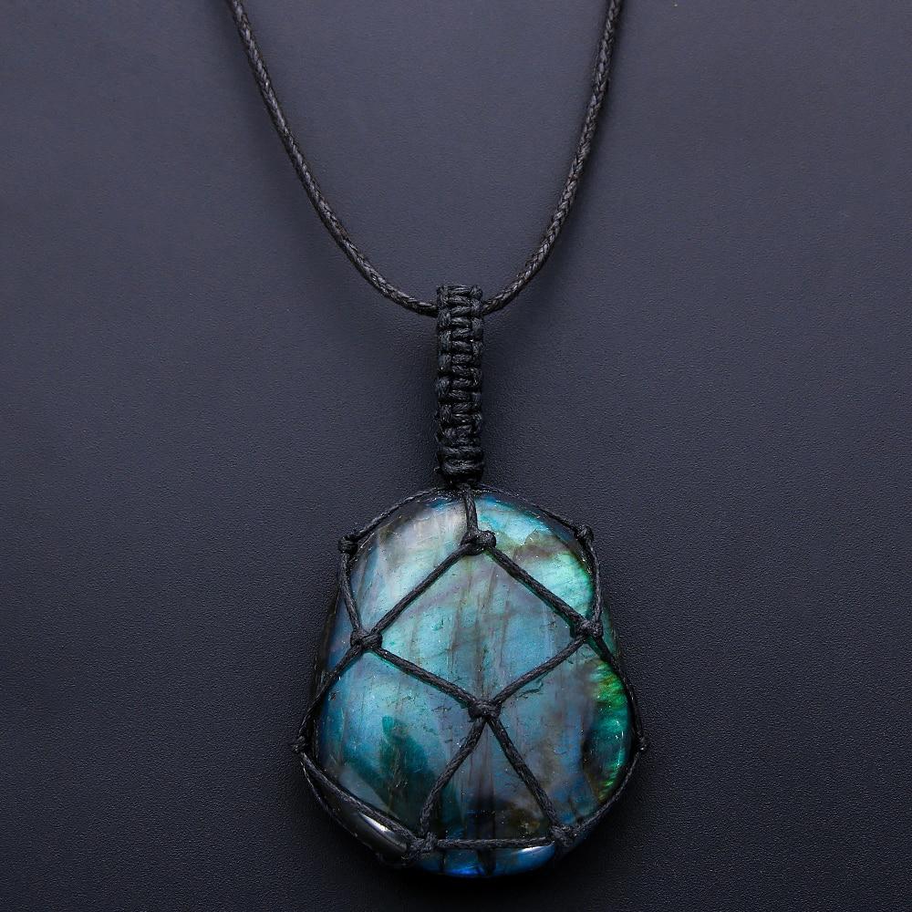 Drachenherz Labradorit Kette - Astrid