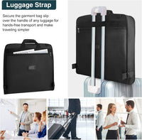 Faltbare wasserdichte Reisekleidertragetasche – Handgepäck Kleiderorganizer mit Gurt