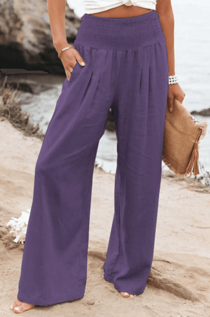 Trendy Palazzo Broek met Boho Flair – Yasmin