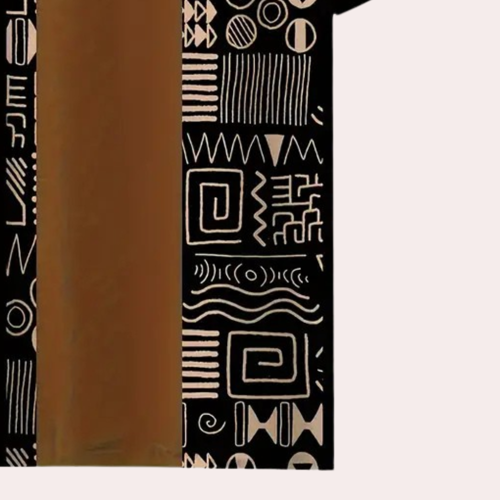 Casual T-Shirt with Color Blocks for Men - Milo