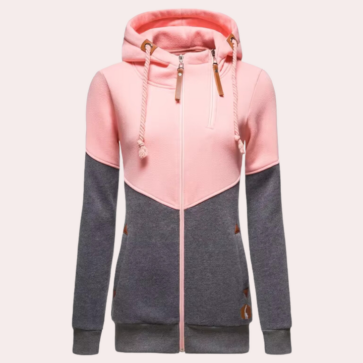 Sportliche Damenjacke mit Reißverschluss - Nora