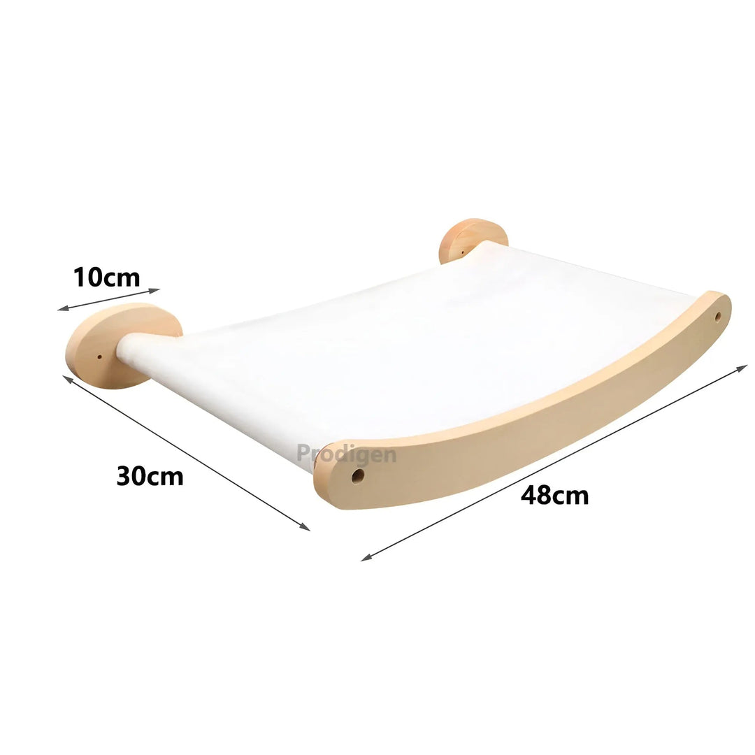 Wandklimplank voor Katten met Krabpaal - ClimbPaws