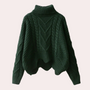 Stilvoller Gestrickter Rollkragenpullover für Damen - Lina