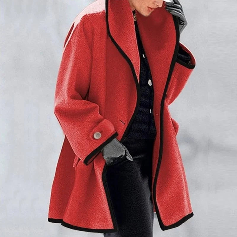 Warmer Winter Woll Damen Trenchcoat - Emma