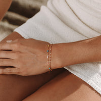 Regenbogen Zartes Armband - Elise