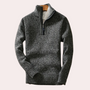 Shizley - Herrenpullover mit hohem Kragen und Reißverschluss