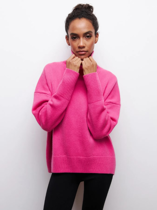 Phoebe Gestrickter Rollkragenpullover | Stilvoll & warm