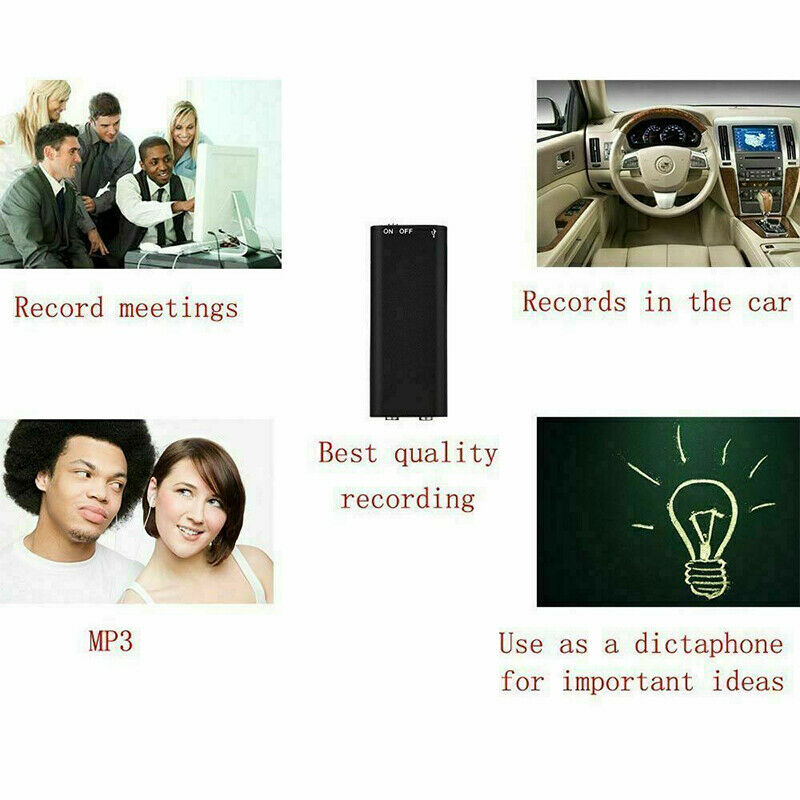 Mini-taalrecorder met 8GB opslag & U-Schijf-functie – Vokaro