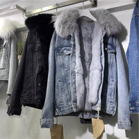 Carol Gefütterte Jeansjacke | Cool & Trendy