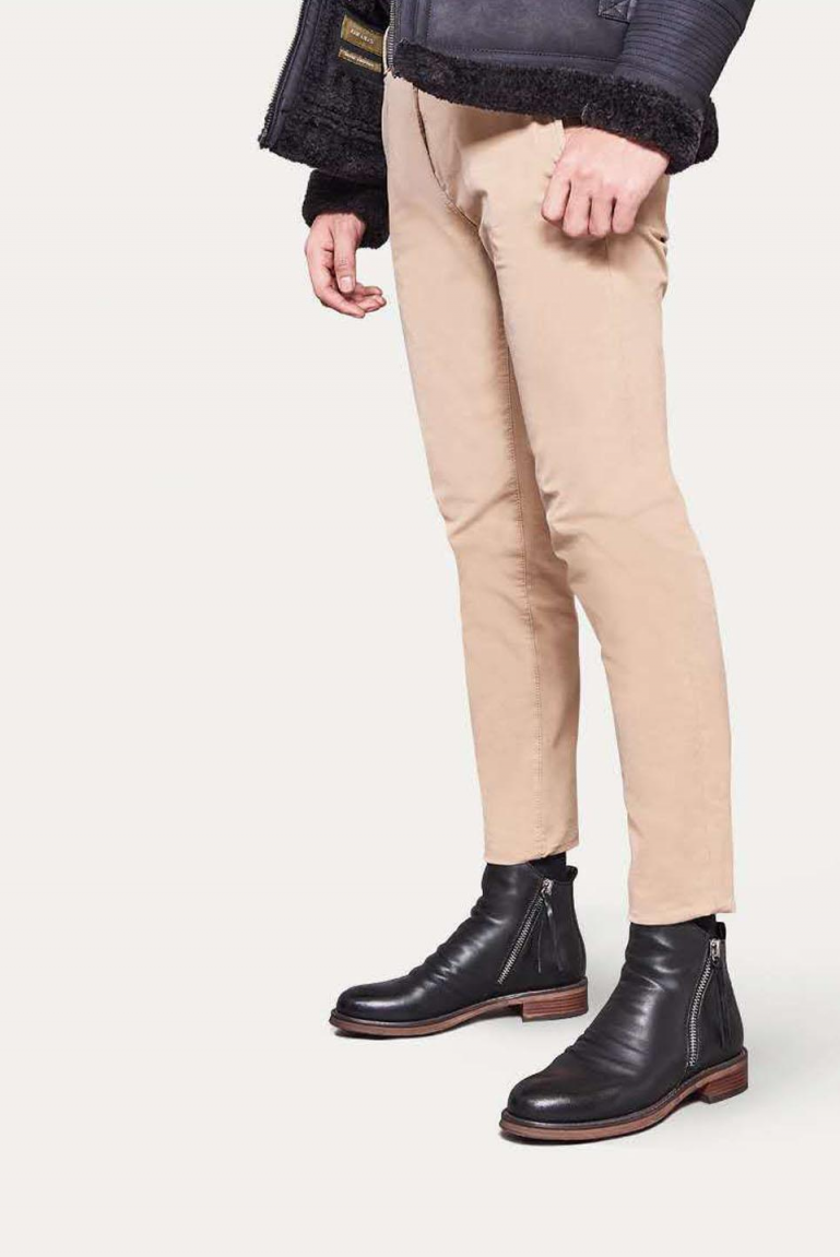 Stilvolle Leder Herrenstiefel - Milan