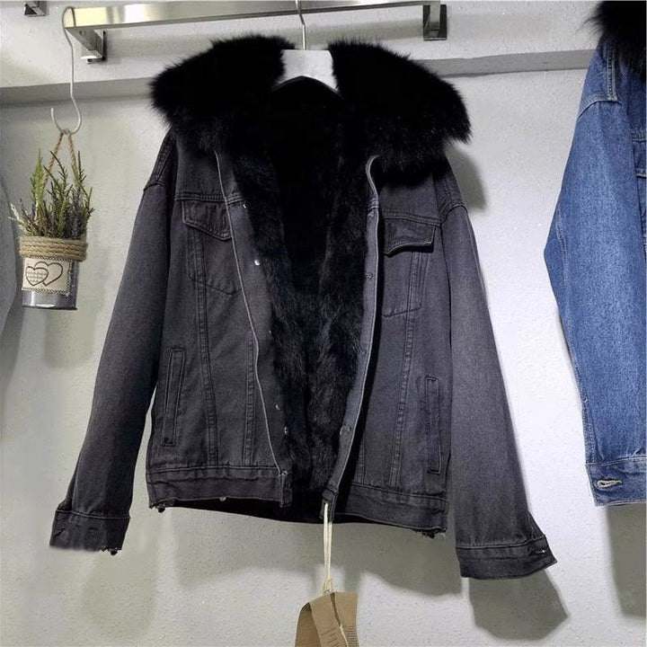 Carol Gefütterte Jeansjacke | Cool & Trendy