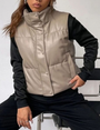 Regine Leder Bodywarmer | Kurz & Stilvoll