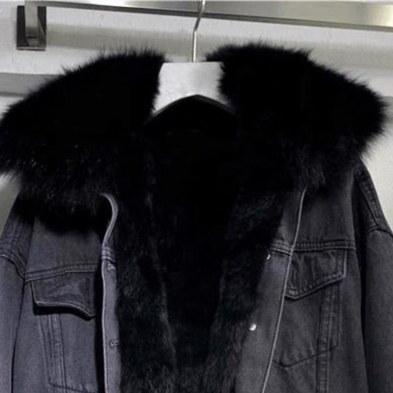 Carol Gefütterte Jeansjacke | Cool & Trendy