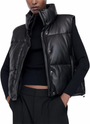 Regine Leder Bodywarmer | Kurz & Stilvoll