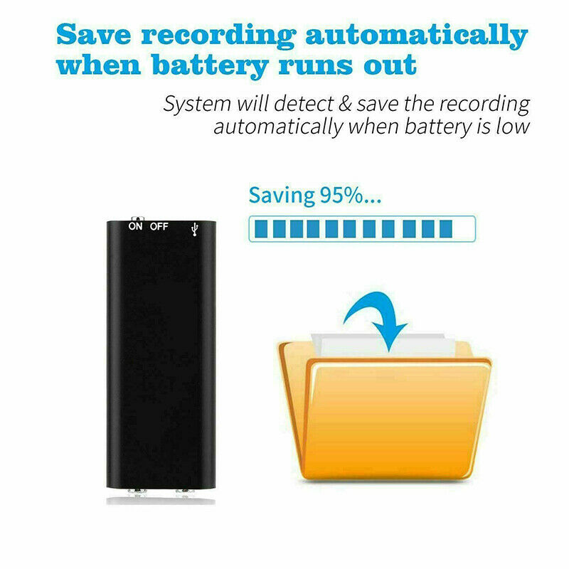 Mini-taalrecorder met 8GB opslag & U-Schijf-functie – Vokaro