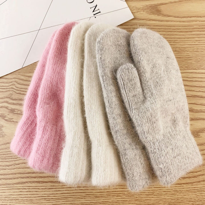 Nessa Plüsch Fäustlinge | Schön Warm & Stilvoll