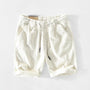 Sommerliche Herren-Baumwollshorts mit Kordelzug – Leon