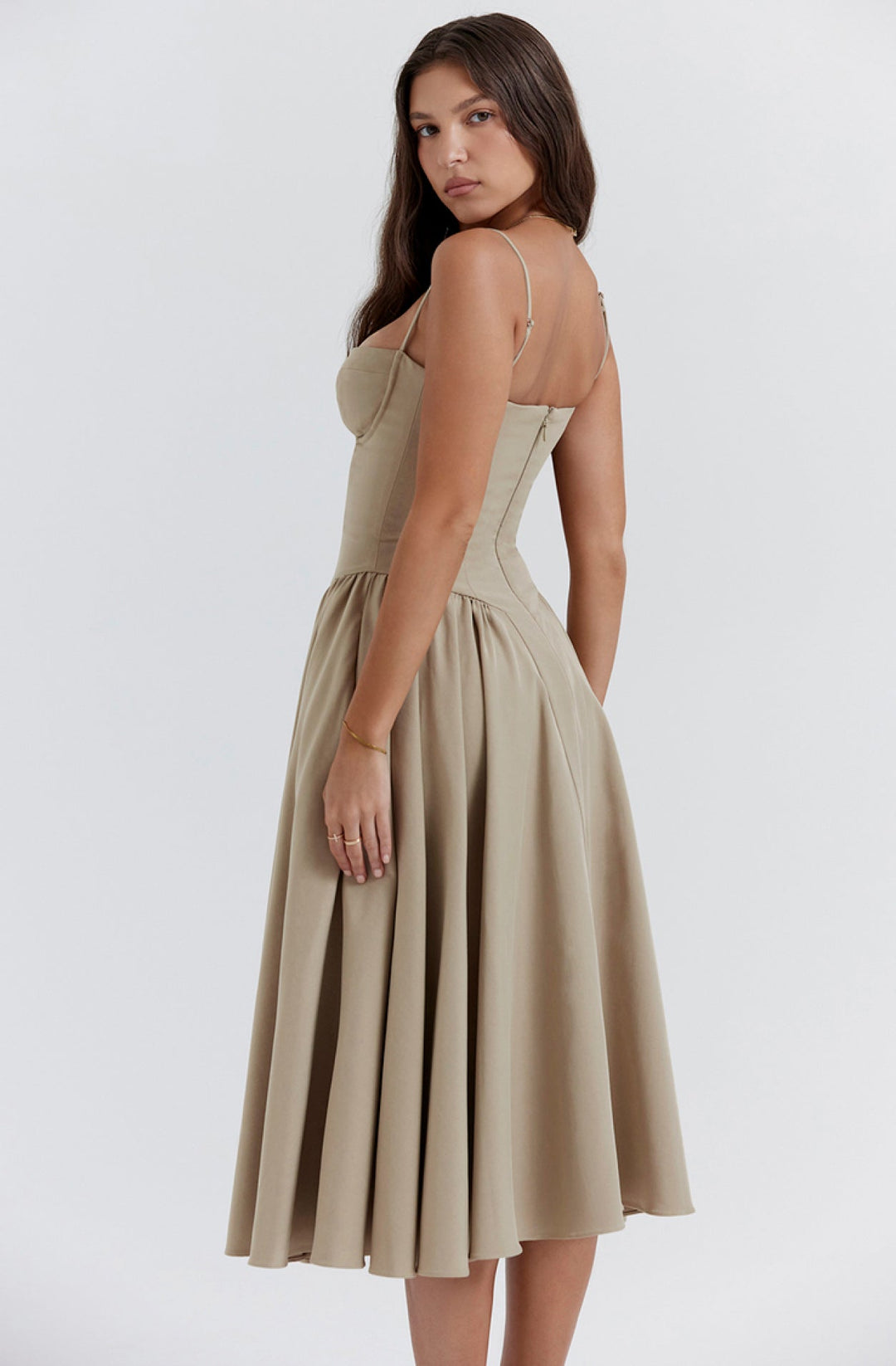 Zomerjurk met Sweetheart Halslijn – Elvira