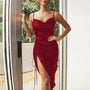 Sisi Satin Party Kleid | Ein sexy Bodycon Abendkleid