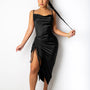 Sisi Satin Party Kleid | Ein sexy Bodycon Abendkleid
