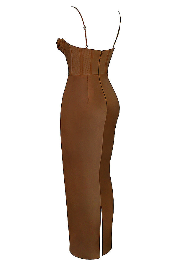 Trendiges Korsett Maxi-Kleid - Isabella