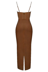 Trendiges Korsett Maxi-Kleid - Isabella
