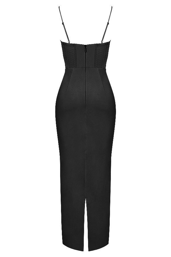 Trendiges Korsett Maxi-Kleid - Isabella