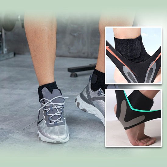 Kompressions-Fußgelenkbandage mit Kreuzfixierung – FlexGuard Pro